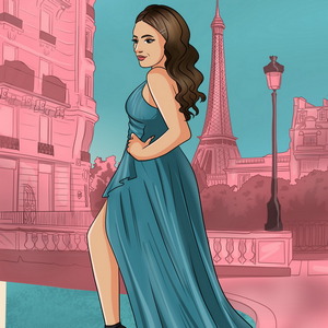Emily in Paris - Poster Personalisiert, Individuell Bild