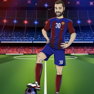 Fußball-Stil - Poster Personalisiert, Individuell Bild