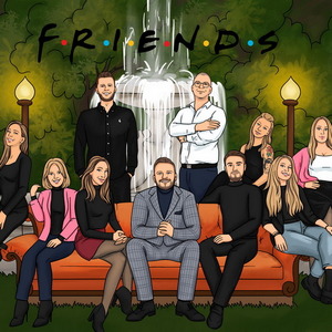 Freunde (Friends) - Poster Personalisiert, Individuell Bild