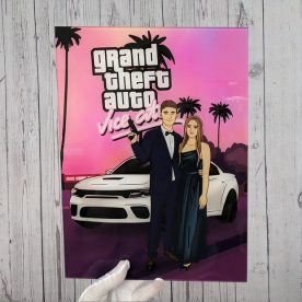 Grand Theft Auto (GTA) - Poster Personalisiert, Individuell Bild