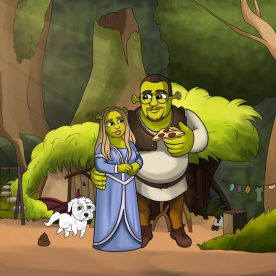 Shrek - Poster Personalisiert, Individuell Bild