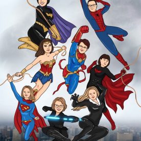 Marvel-Superhelden - Poster Personalisiert, Individuell Bild