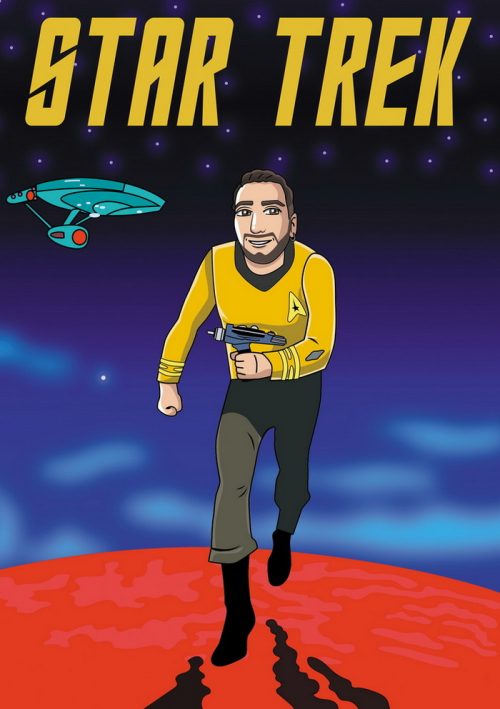 Star Trek - Poster Personalisiert, Individuell Bild