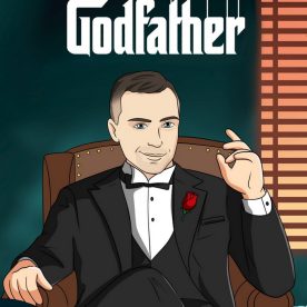 Der Pate (The Godfather) - Poster Personalisiert, Individuell Bild