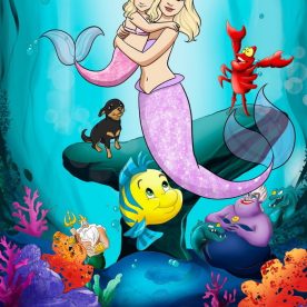 Arielle, die Meerjungfrau (The Little Mermaid) - Poster Personalisiert, Individuell Bild