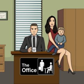 Das Büro (The Office) - Poster Personalisiert, Individuell Bild