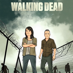 The Walking Dead - Poster Personalisiert, Individuell Bild