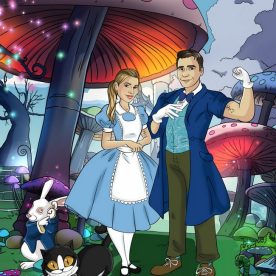 Alice im Wunderland - Poster Personalisiert, Individuell Bild